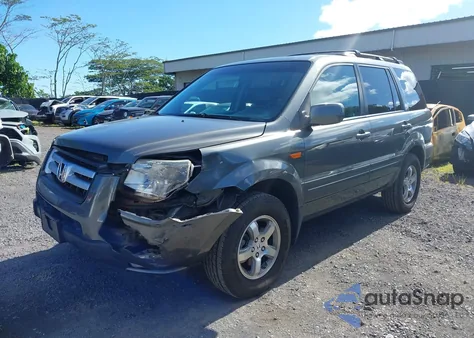 2007 Honda Pilot Ex-L z USA, uszkodzony, nr VIN 2HKYF18797H502513